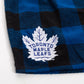 NHL PJ Shorts Buffalo Plaid Maple Leafs
