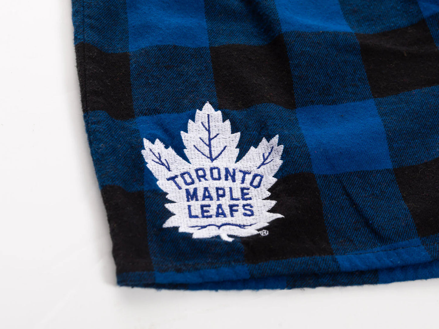 NHL PJ Shorts Buffalo Plaid Maple Leafs