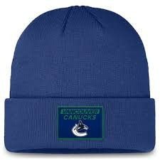 NHL Knit Hat Authentic Pro Prime Cuffed Beanie 2024 Canucks