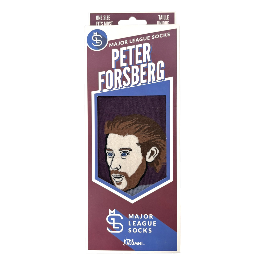 NHLPA Player Socks Peter Forsberg Avalanche