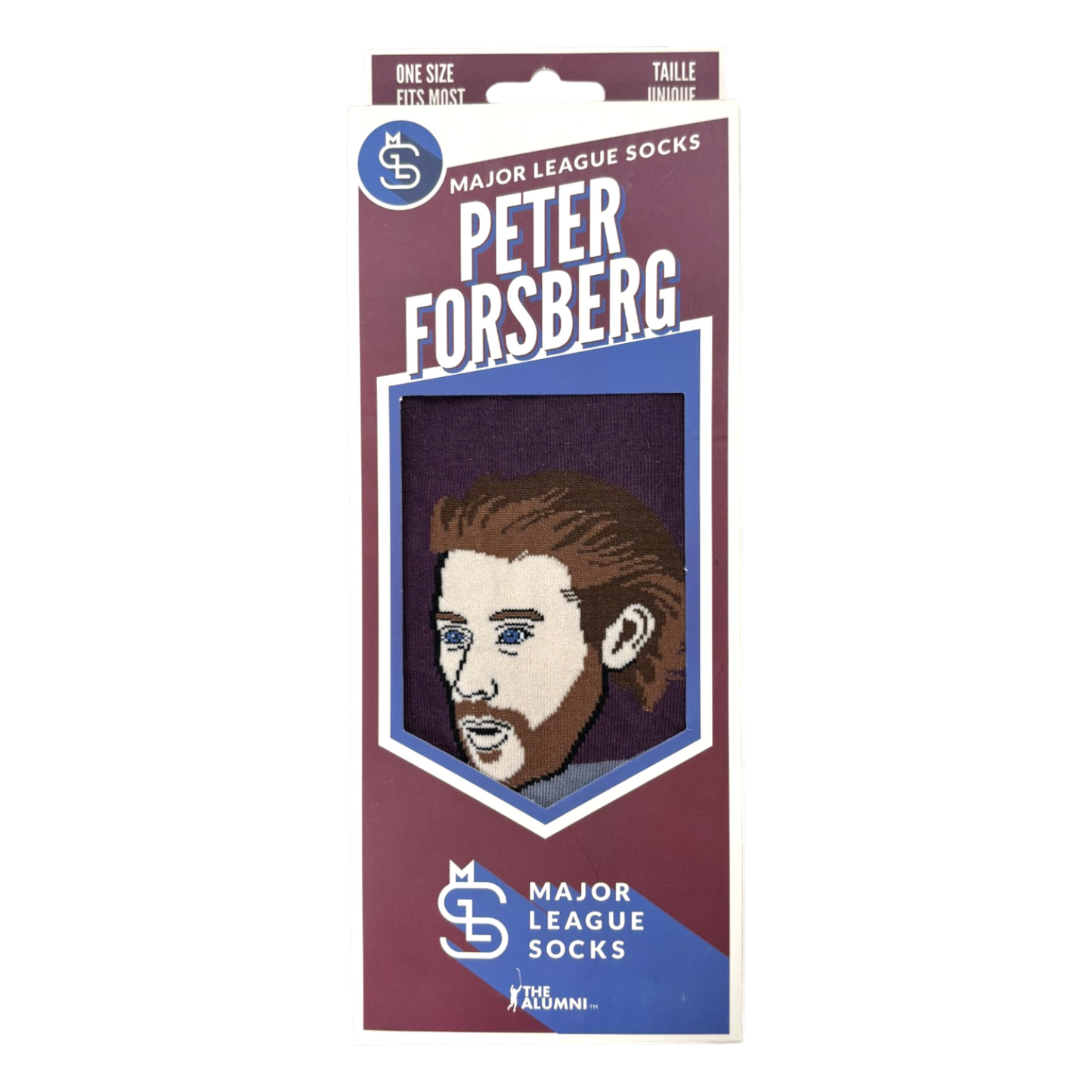 NHLPA Player Socks Peter Forsberg Avalanche