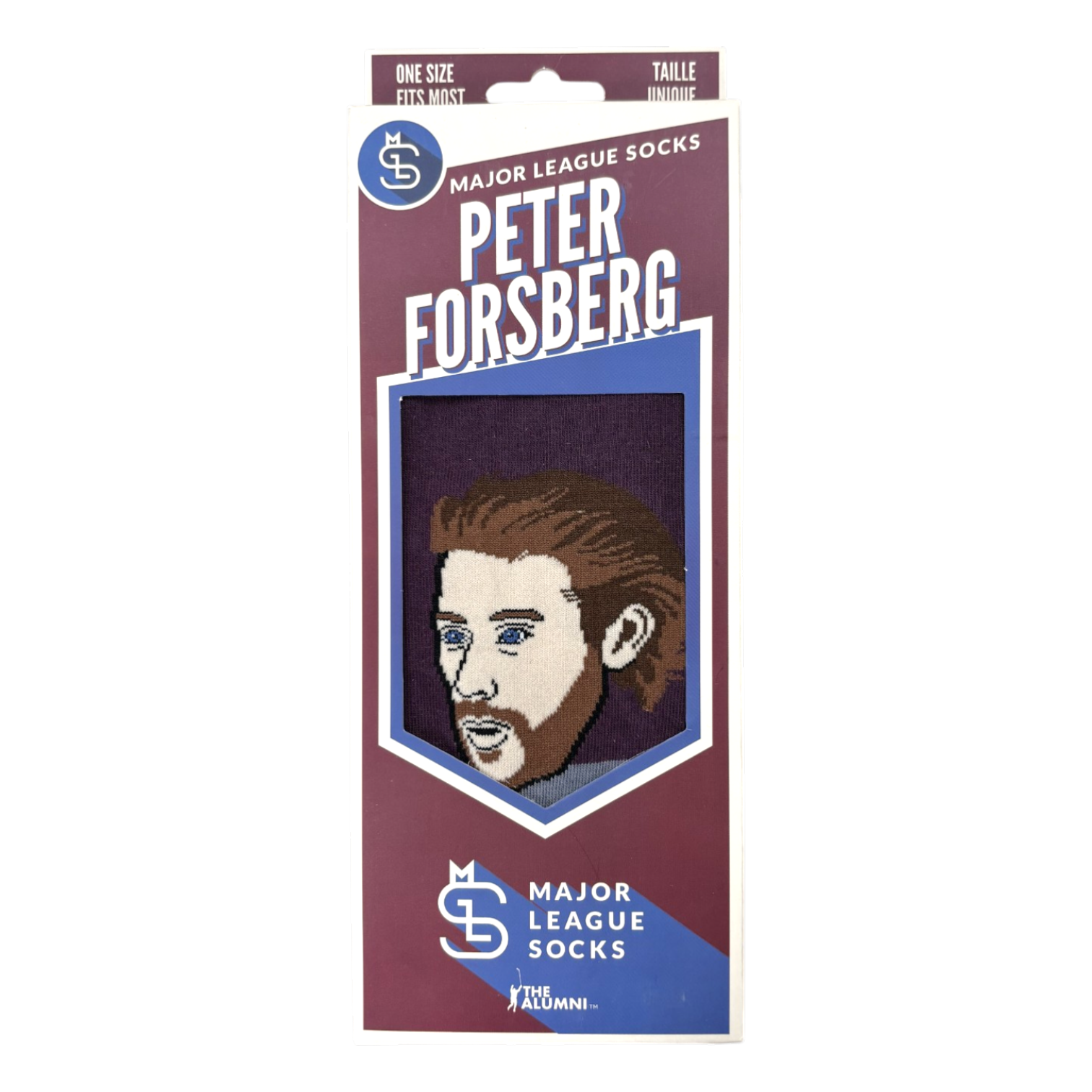 NHLPA Player Socks Peter Forsberg Avalanche
