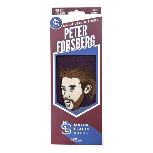 NHLPA Player Socks Peter Forsberg Avalanche