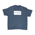 Age T-Shirt 50 Years Old License Plate (Blue)