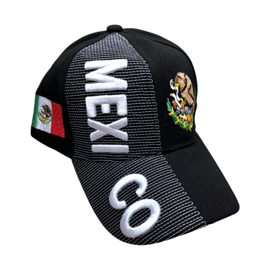 Country Hat 3D Mexico (Black)