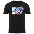 MLB T-Shirt 50th Anniversary Black Logo Blue Jays