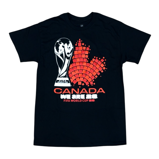 FIFA World Cup 2026 Host Maple Leaf Graphic T-Shirt Team Canada