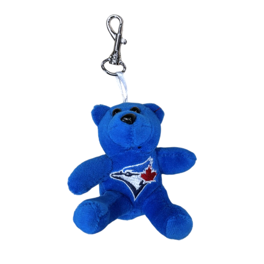 MLB Keychain Blue Teddy Bear Blue Jays
