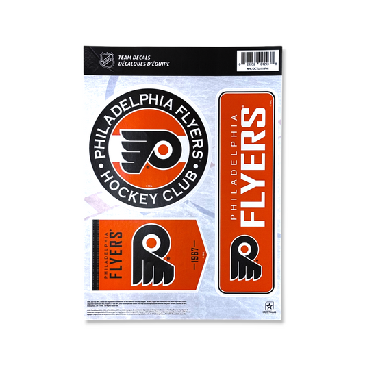 NHL Team Vinyl Decal Set Flyers
