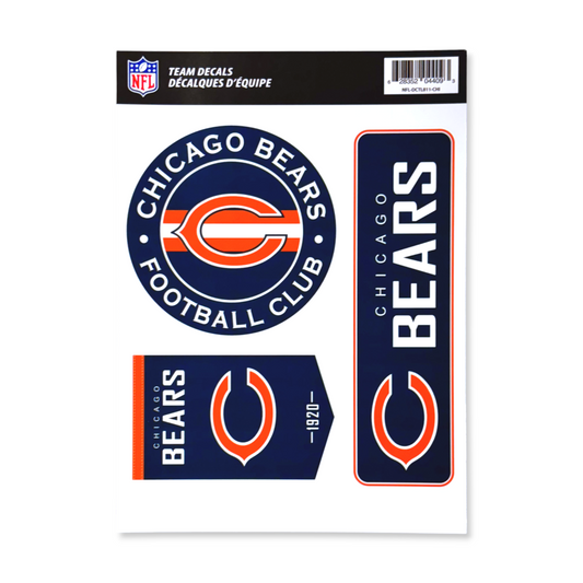 NFL Team Vinyl Decal Set Bears
