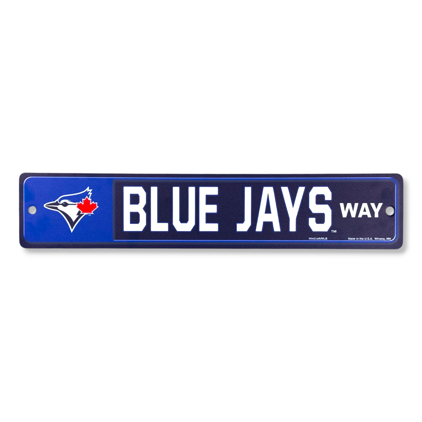 MLB Street / Zone Sign 3.75 x 19 Blue Jays