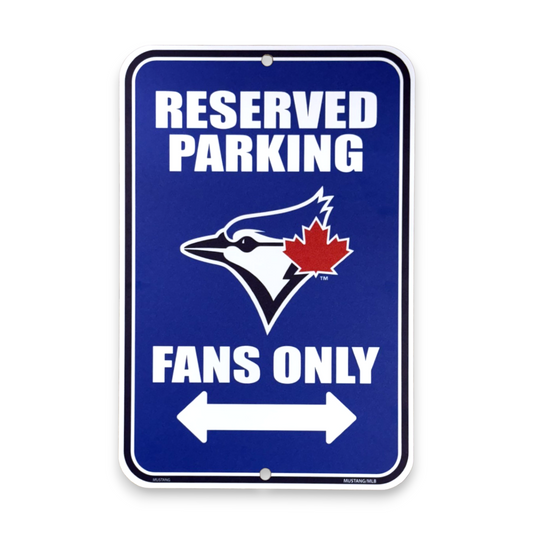 MLB PVC Sign Reserved Parking Blue Jays
