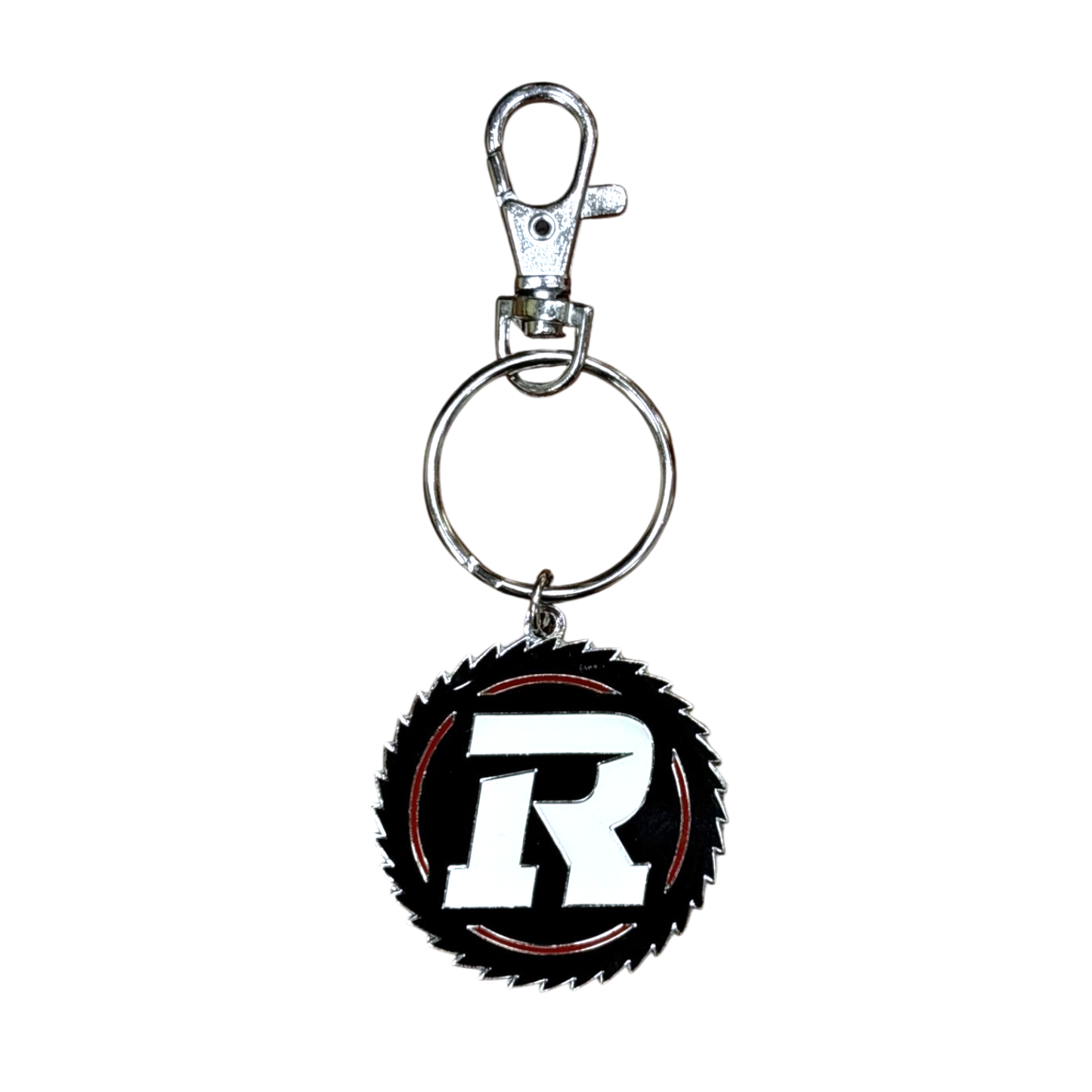 CFL Keychain and Swivel Clip Logo Redblacks