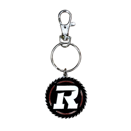 CFL Keychain and Swivel Clip Logo Redblacks