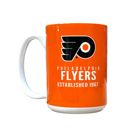 NHL Coffee Mug 15oz Logos To History Flyers