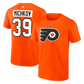 NHL Player T-Shirt Authentic Stack Matvei Michkov Flyers (Orange)