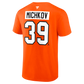 NHL Player T-Shirt Authentic Stack Matvei Michkov Flyers (Orange)