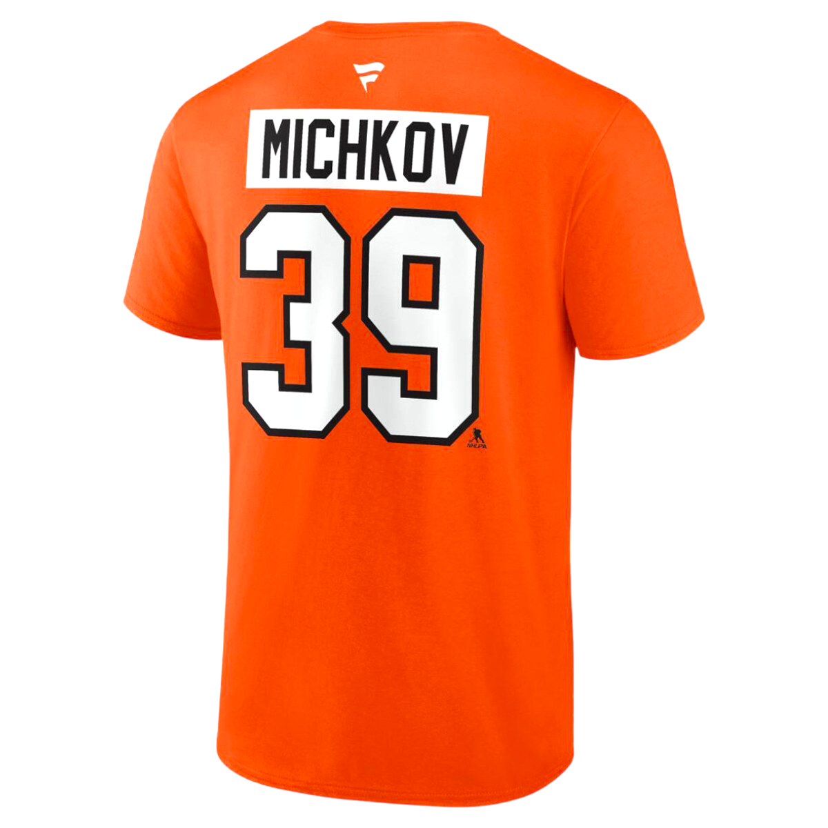 NHL Player T-Shirt Authentic Stack Matvei Michkov Flyers (Orange)