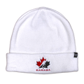 Hockey Canada Knit Hat Raised Cuff White Team Canada