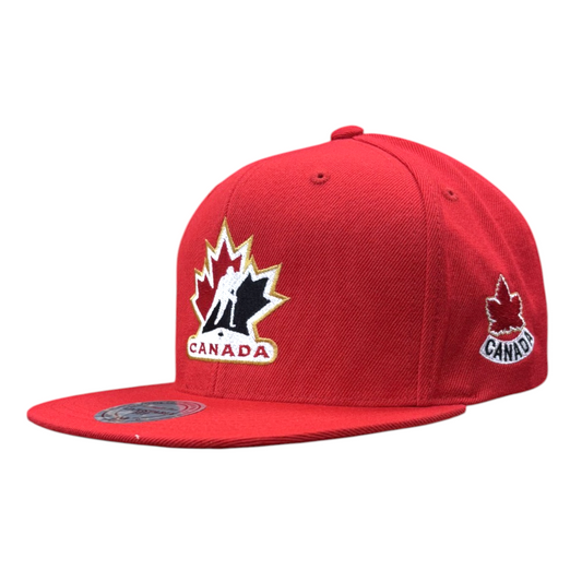 Hockey Canada Snapback Hat Olympic Red Team Canada Hockey