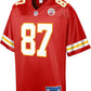 NFL Player Game Pro Line Jersey Home Red Travis Kelce Chiefs