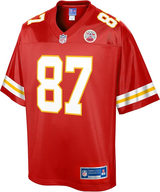 NFL Player Game Pro Line Jersey Home Red Travis Kelce Chiefs