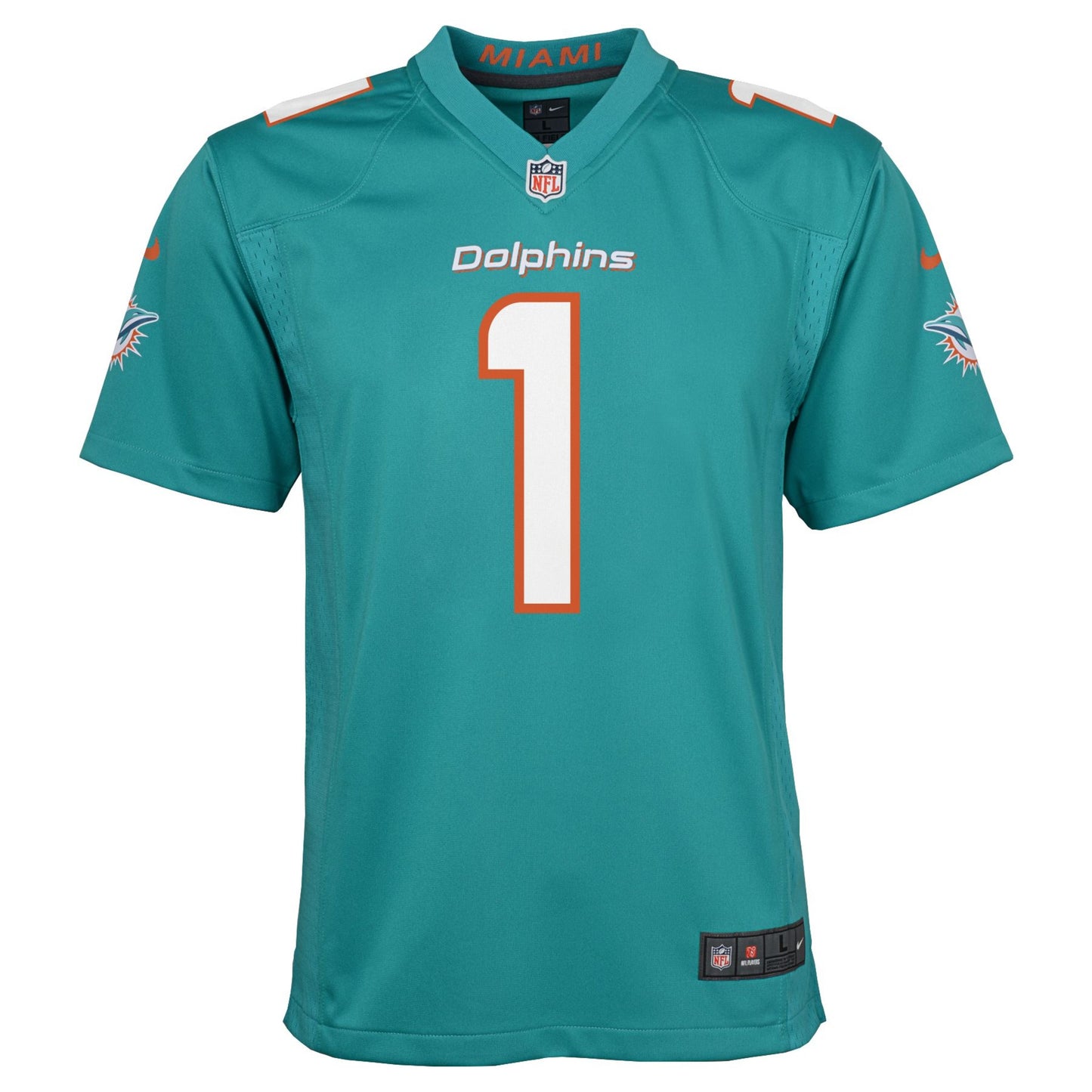 NFL Youth Player Game Jersey Home Tua Tagovailoa Dolphins
