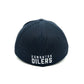 NHL Hat Stretch Fit Poly Heathered Team Oilers