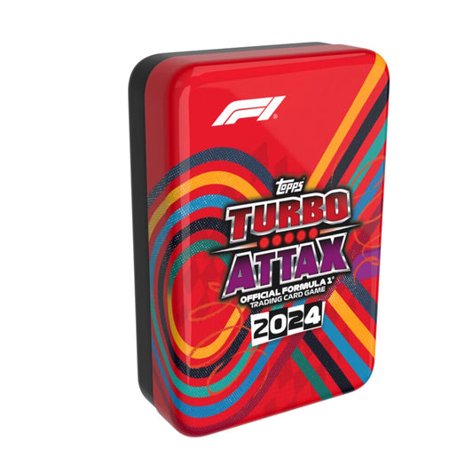 Topps Turbo Attax F1 Trading Cards 2024 Mega Tin (Red Box)