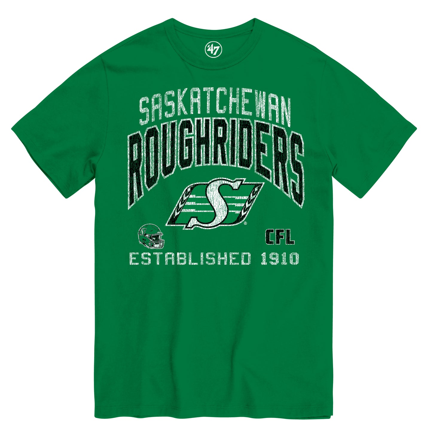 CFL T-Shirt '47 Turned Up Roughriders