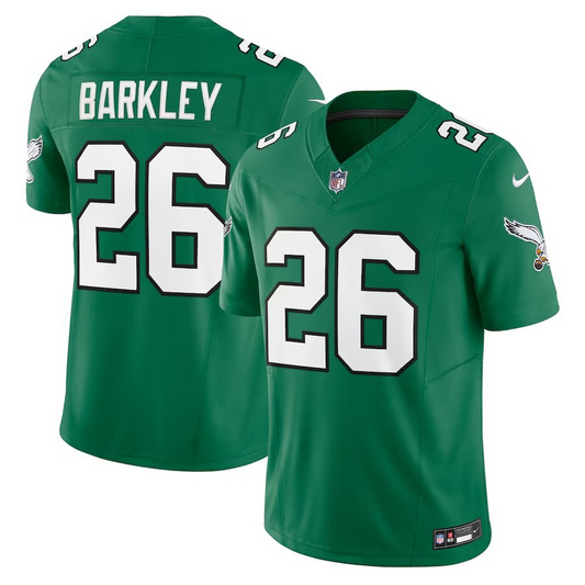 NFL Player F.U.S.E. Limited Jersey Alt Kelly Green Saquon Barkley Eagles