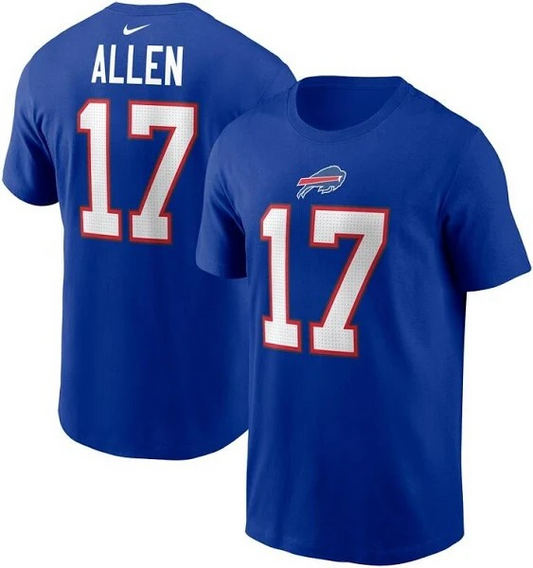 NFL Player T-Shirt Player Icon Josh Allen Bills