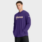 NFL Dri-FIT Long Sleeve Hoodie 2025 Sideline Pure Fury Vikings