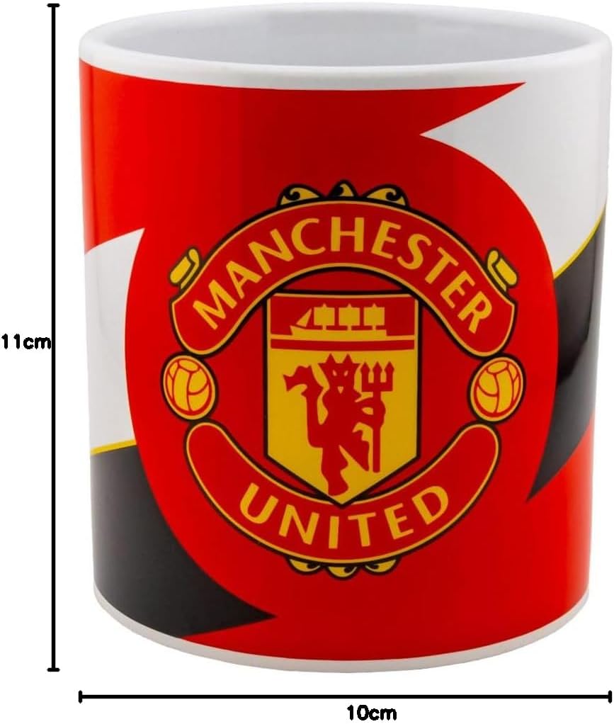 EPL Coffee Mug Stripes Manchester United FC