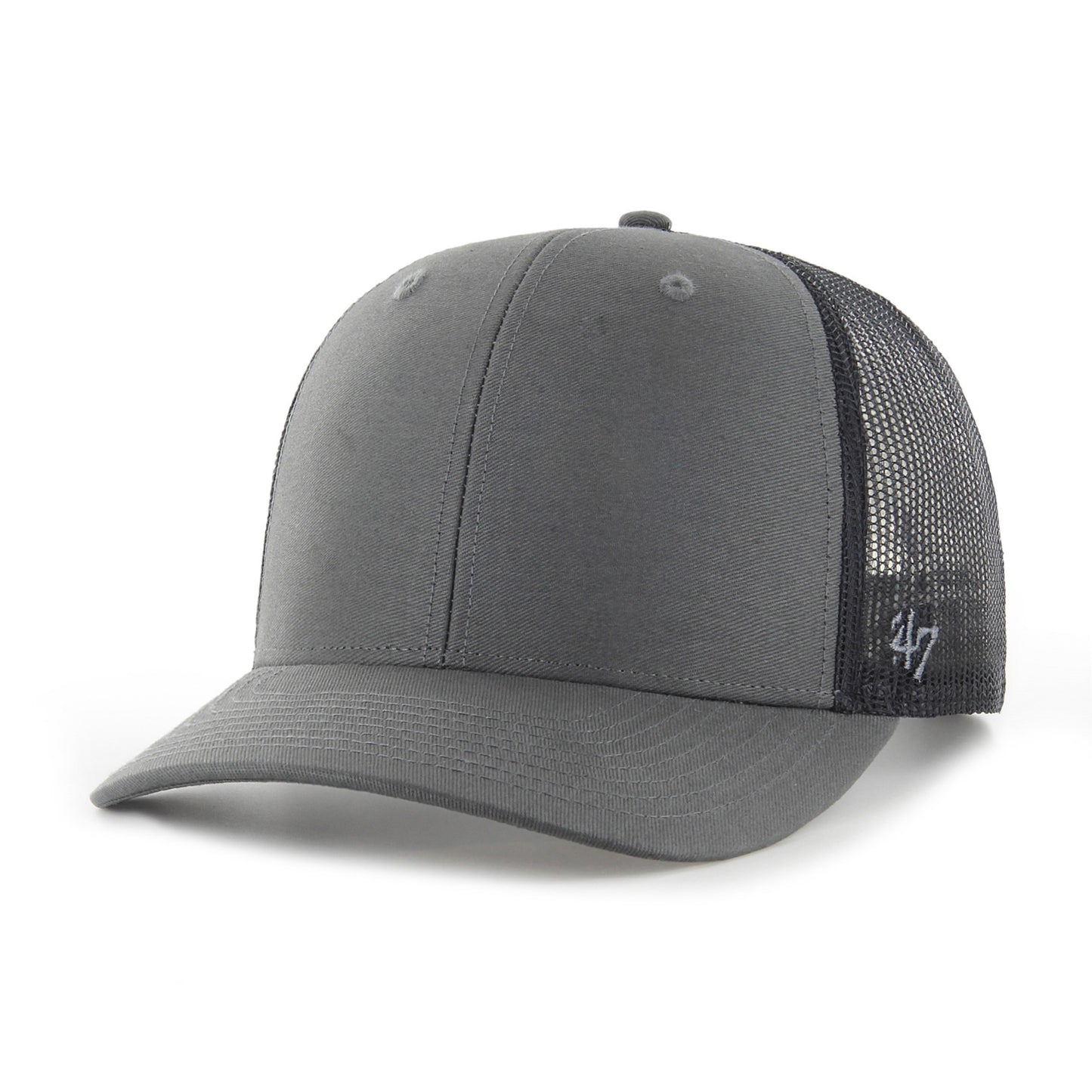 '47 Brand Hat Trucker Blank (Charcoal Grey & Black)