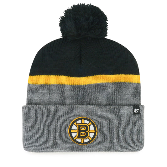 NHL Knit Hat '47 Split Shadow Cuff Bruins