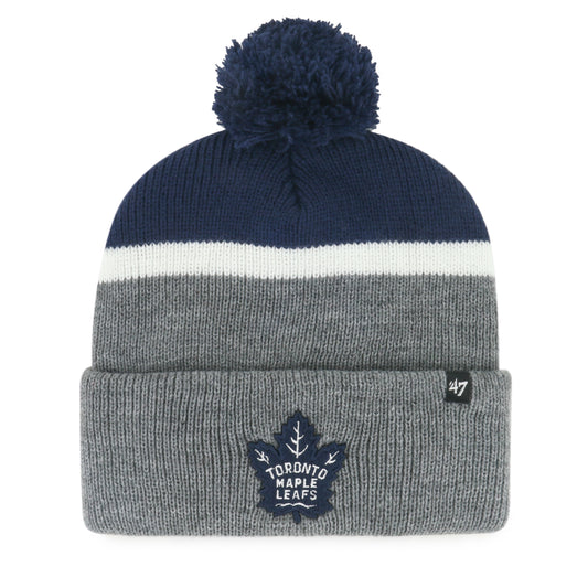 NHL Knit Hat '47 Split Shadow Cuff Maple Leafs