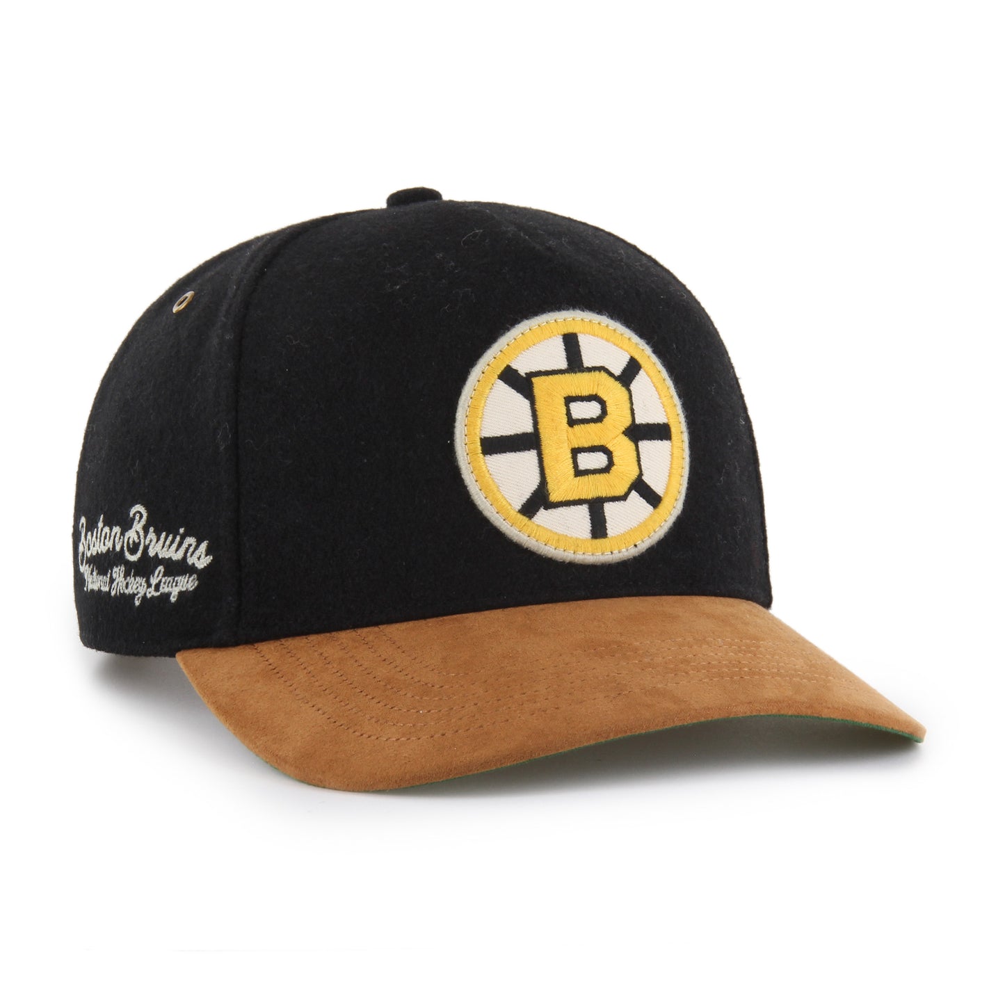 NHL Hat '47 Hitch Two Tone Golden Age 1962 Logo Bruins