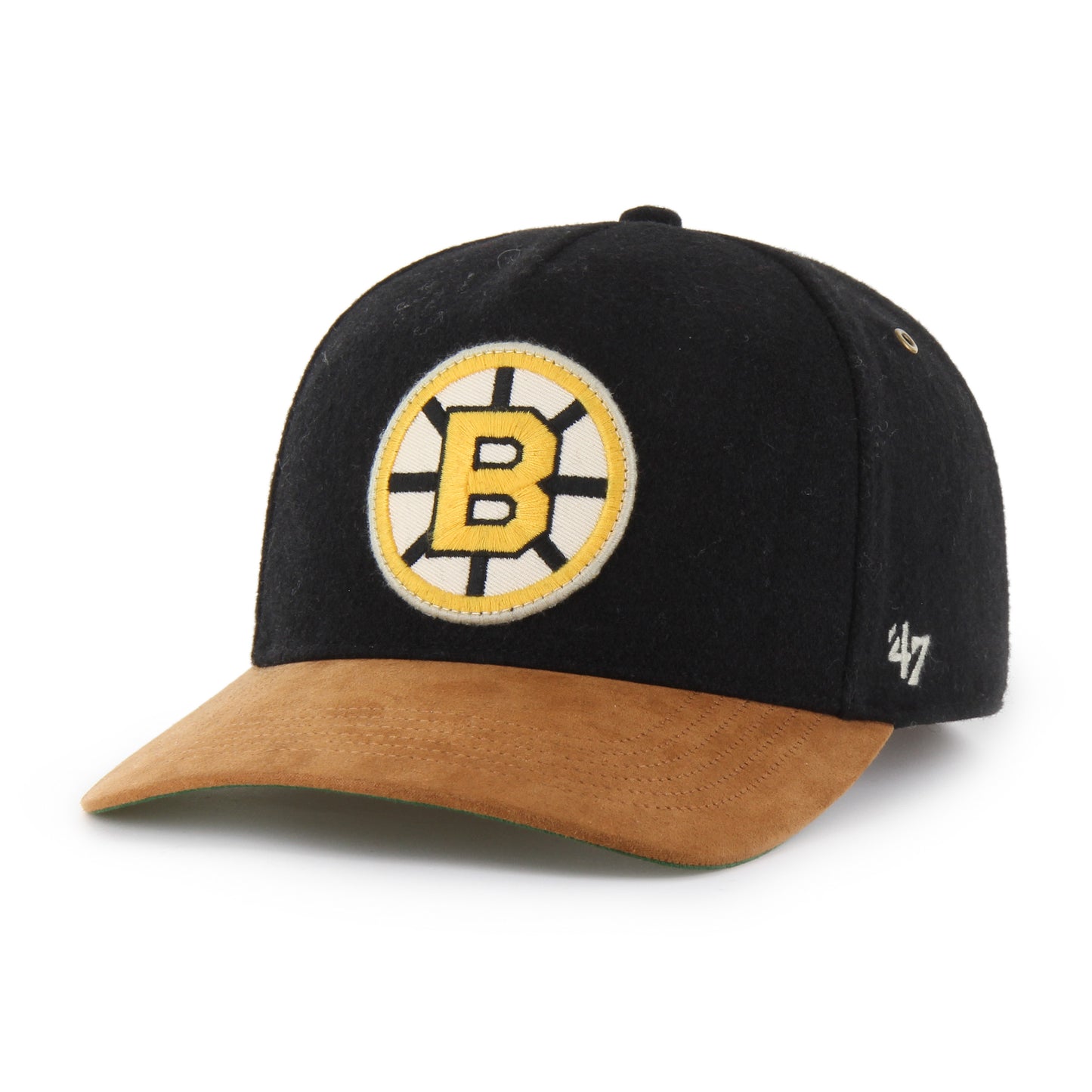 NHL Hat '47 Hitch Two Tone Golden Age 1962 Logo Bruins