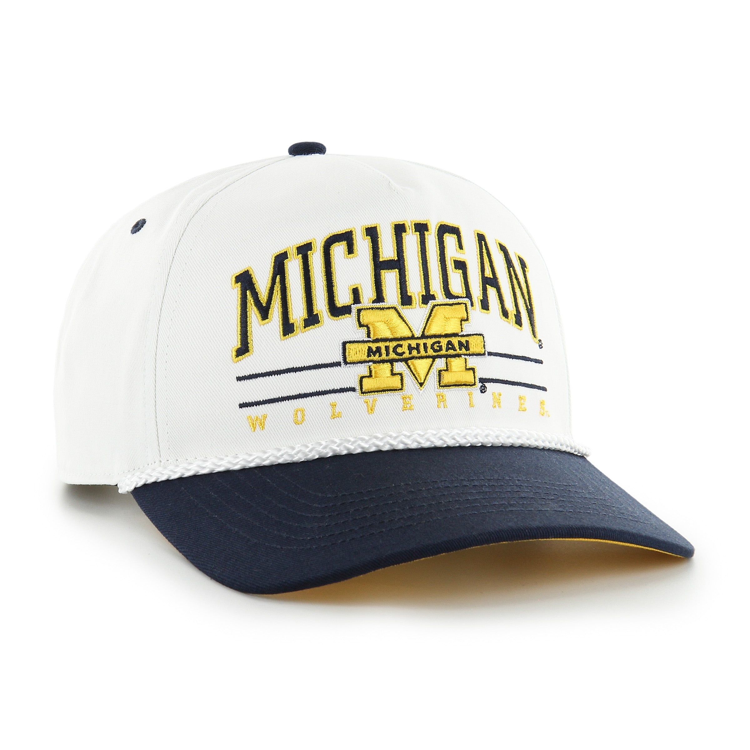 NCAA Hat '47 Hitch Roscoe Rope Michigan Wolverines