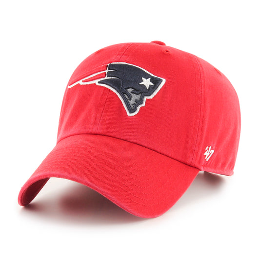 NFL Hat Clean Up Basic Patriots (Red)