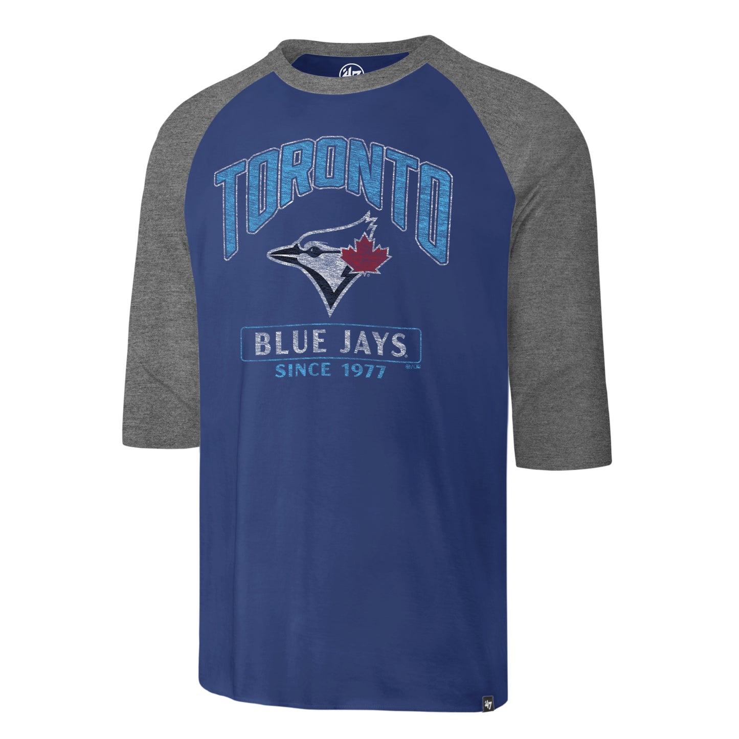 MLB T-Shirt '47 3/4 Sleeve Tracer Blue Jays