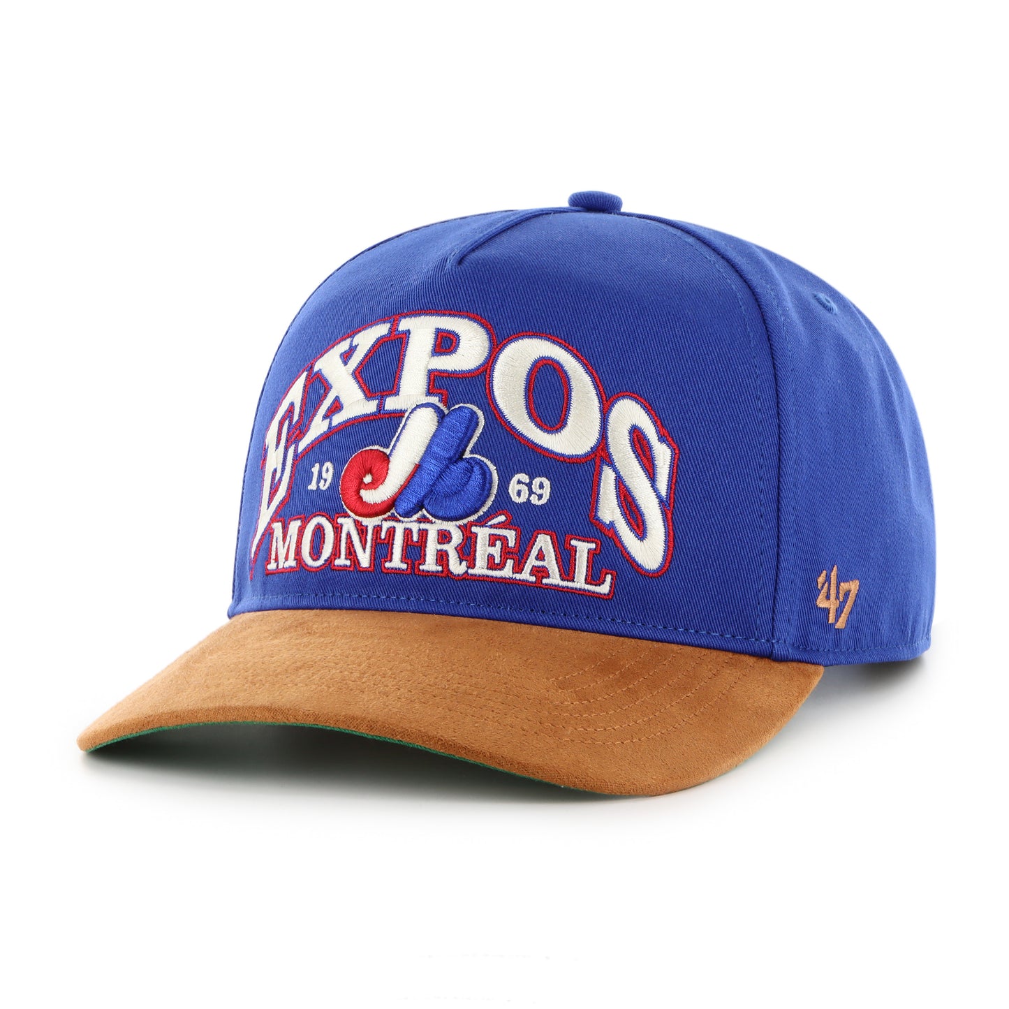 MLB Hat '47 Break Wood Suede Blue Expos