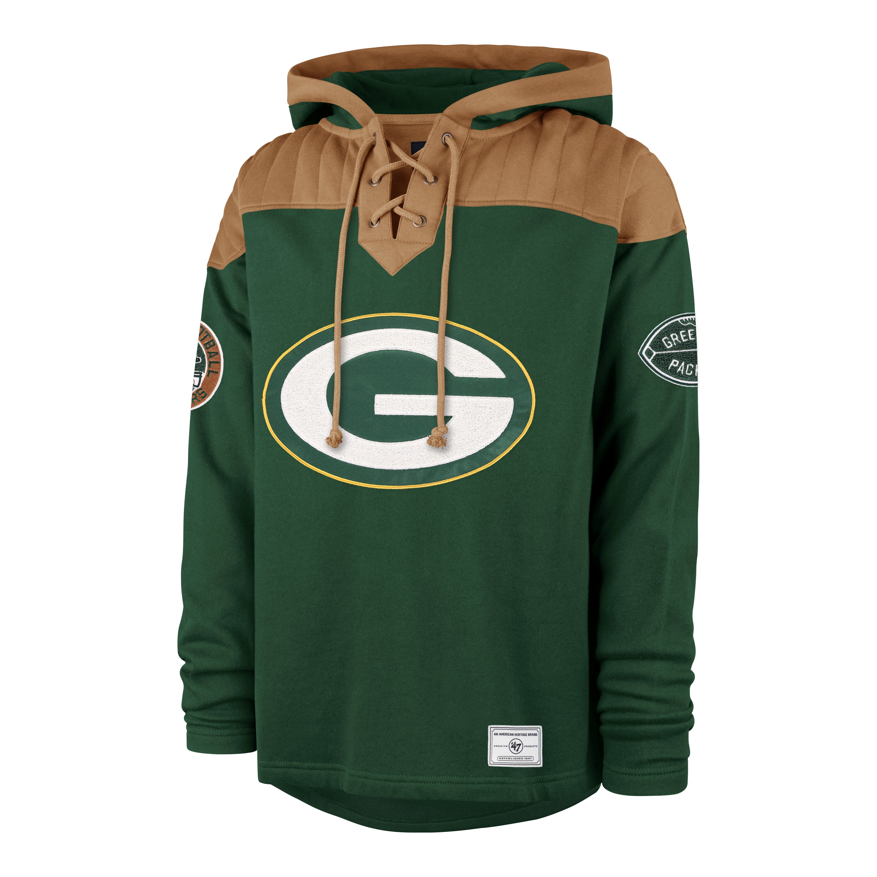 NFL Hoodie Lacer Golden Age Wingback Packers