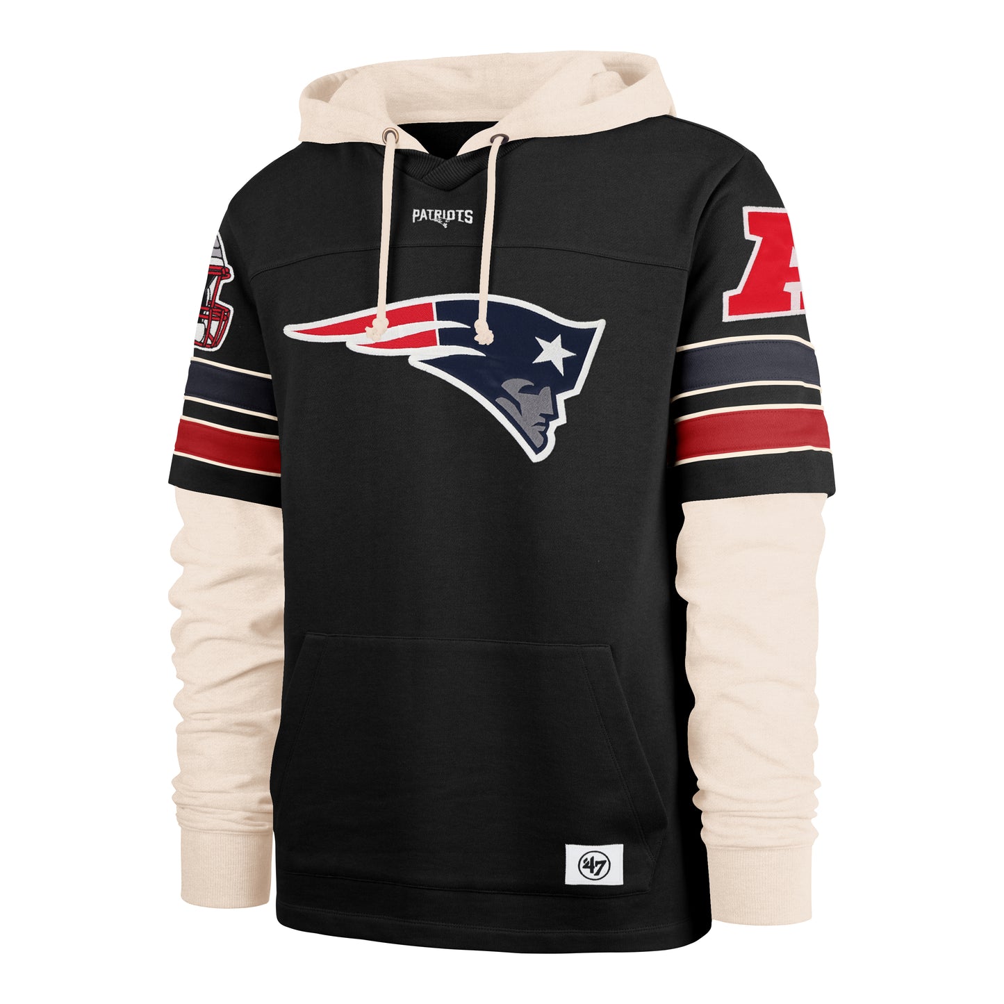 NFL Hoodie Duo Lacer Split Zone Cornerback Patriots