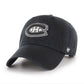 NHL Hat '47 Clean Up Black and White Canadiens