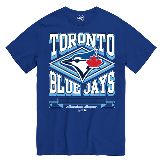 MLB T-Shirt '47 Double Header Blue Jays