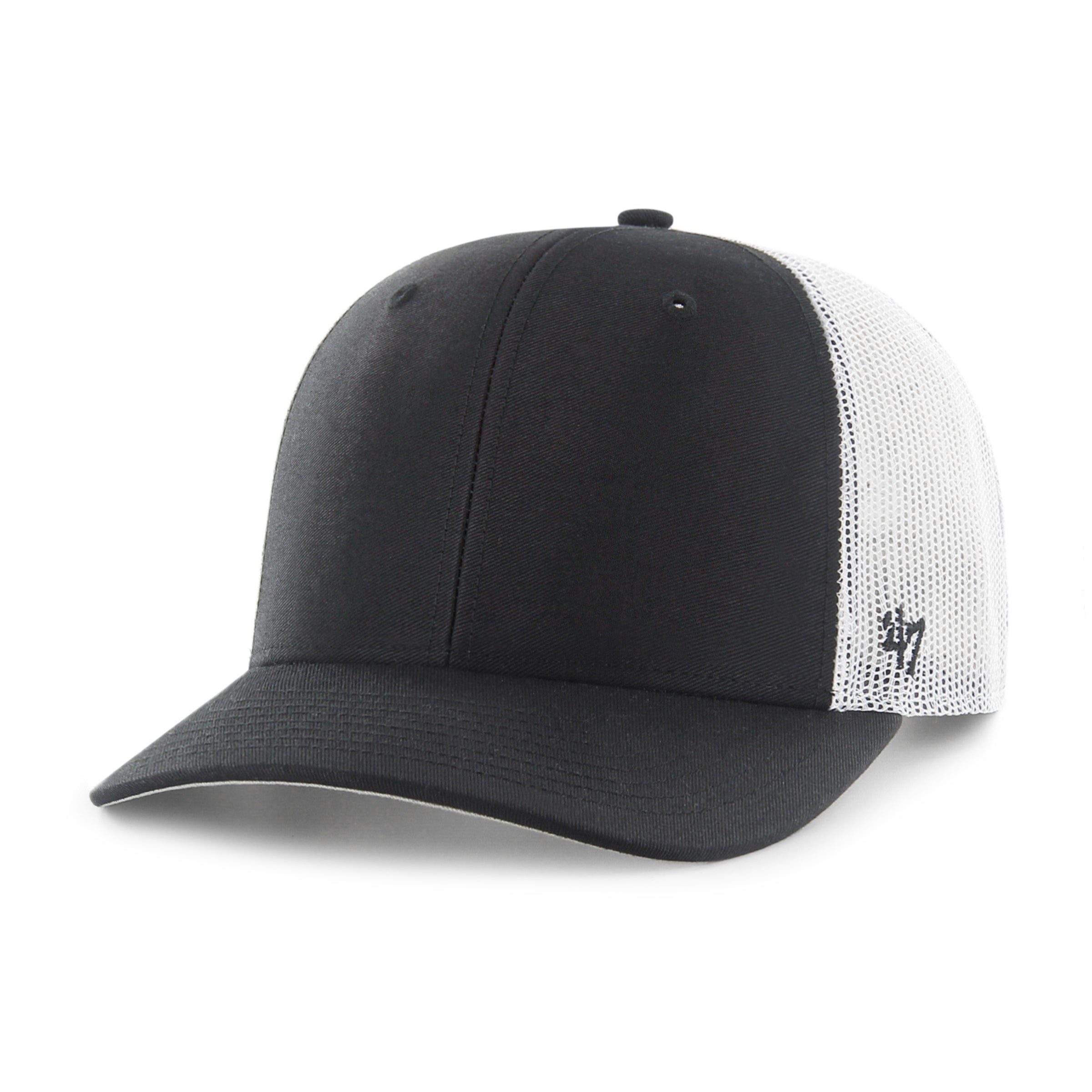 '47 Brand Hat Trucker Blank (Black & White)