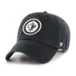 NHL Hat Clean Up Black & White Jets