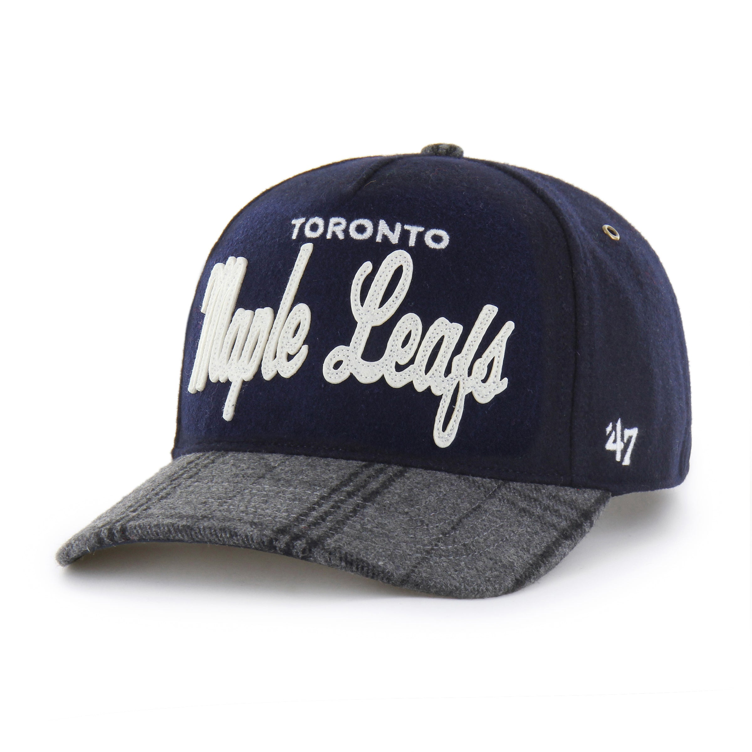 NHL Hat '47 Hitch RF Windowpane Plaid Maple Leafs